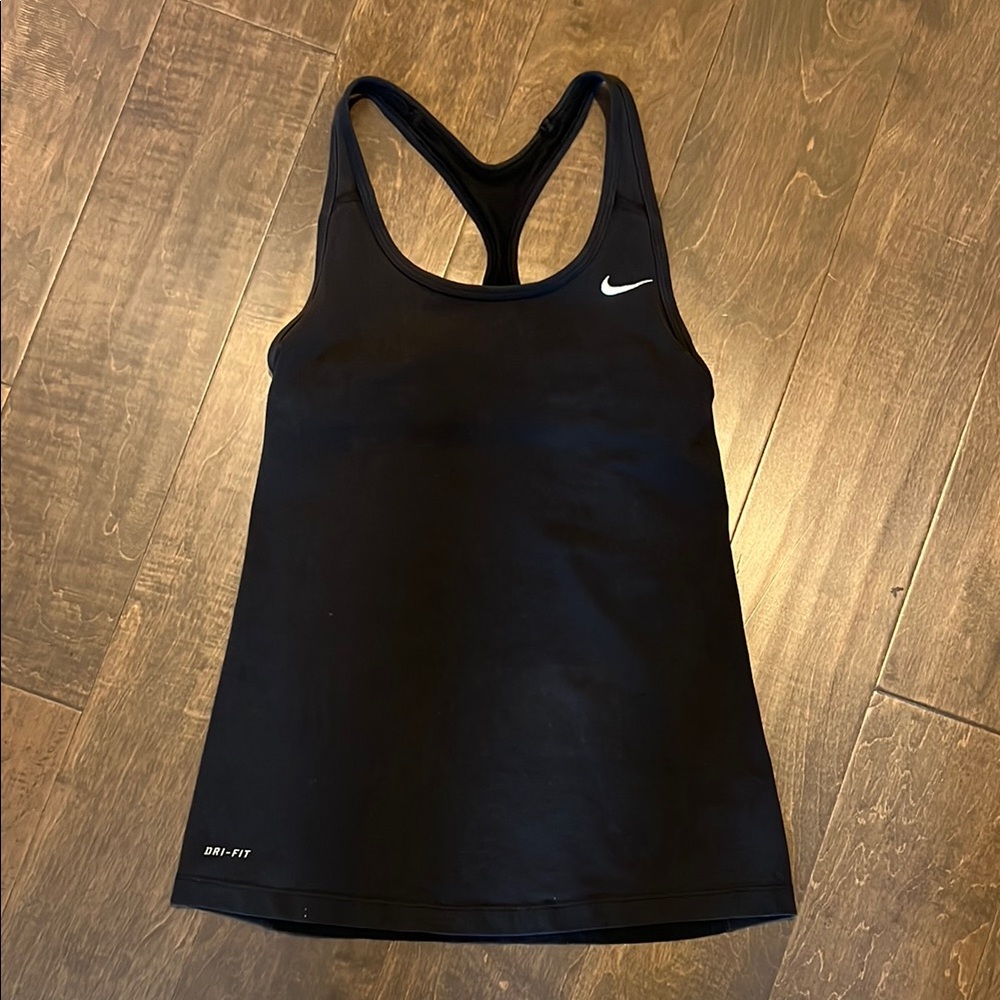 Nike Black DRI-FIT Racerback Tank